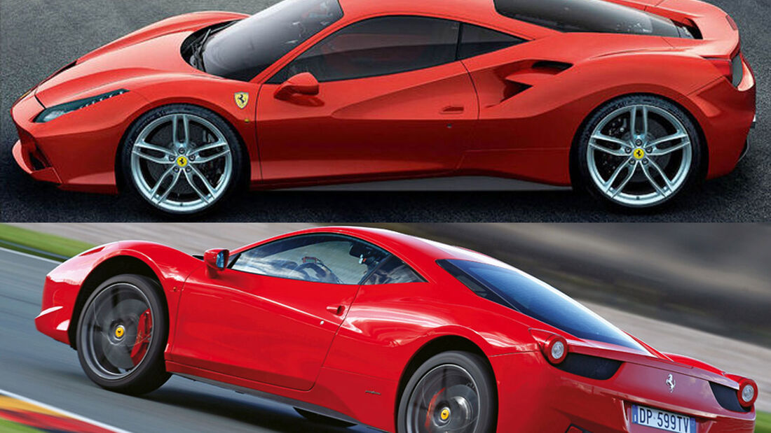 Aufmacher - Vergleich - Ferrari 488 GTB - Ferrari 458 Italia 