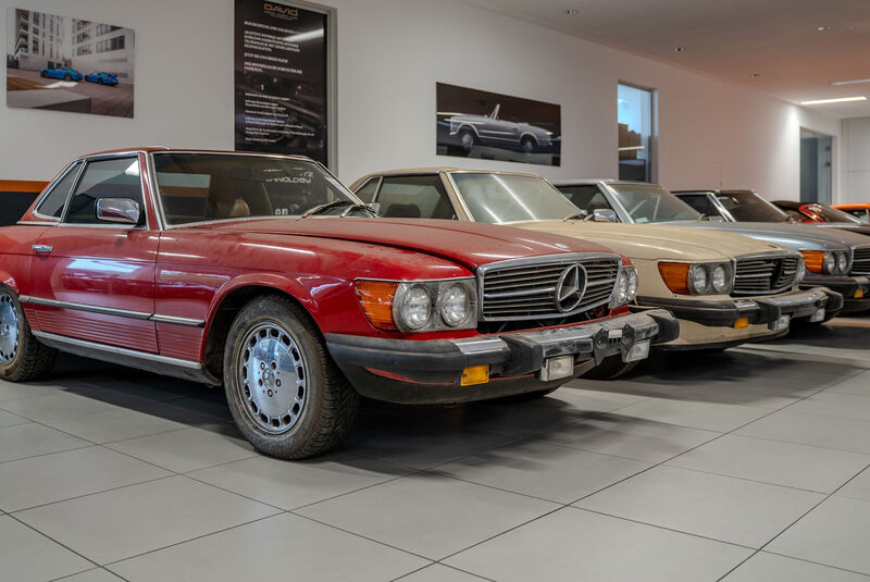 Auktion Scheunenfund Mercedes SL R107