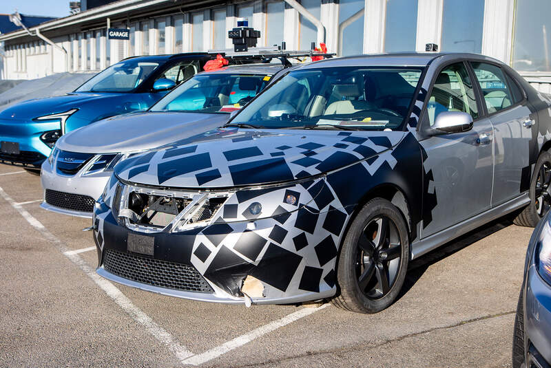 Auktion mit den letzten gebauten Saab aus Trollhättan und Elektro-Prototypen