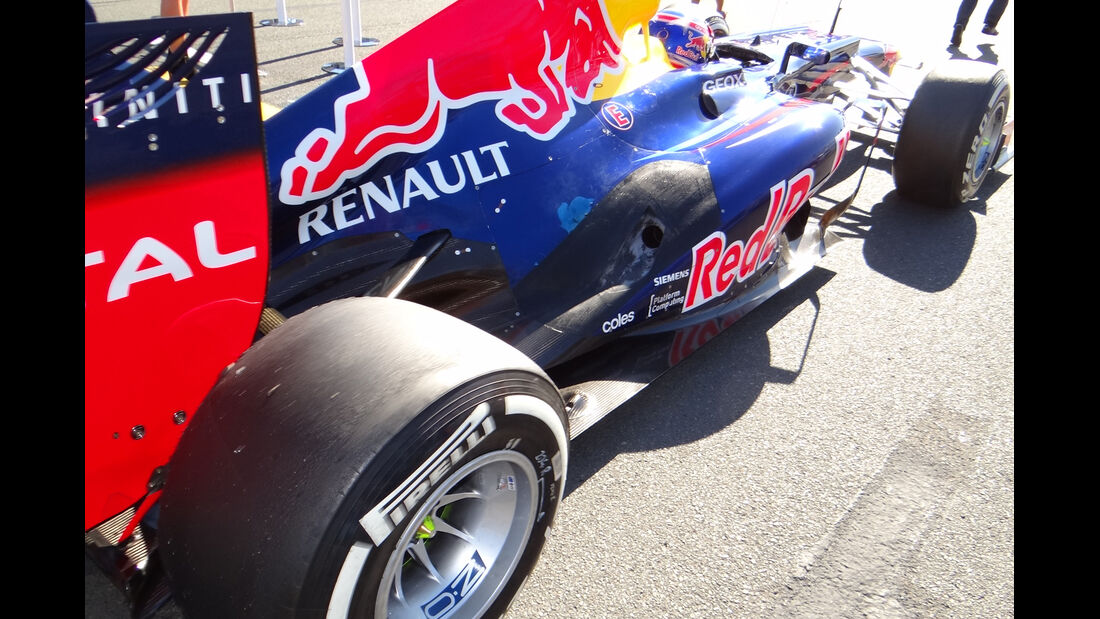 Auspuff Red Bull GP Australien 2012