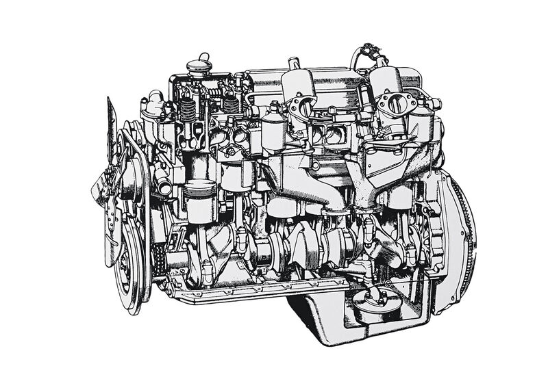 Austin Healey 1952 bis 1968, Motor