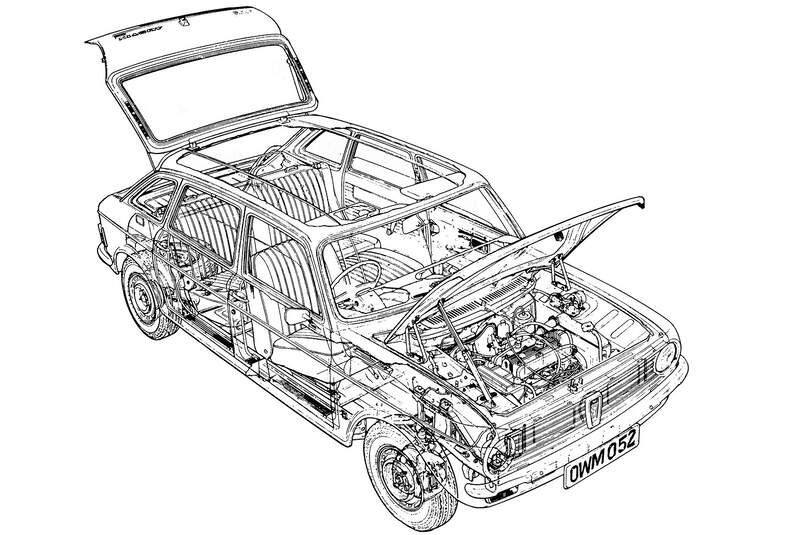 Austin Maxi, Frontansicht