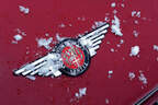 Austin Sprite und Range Rover Vogue