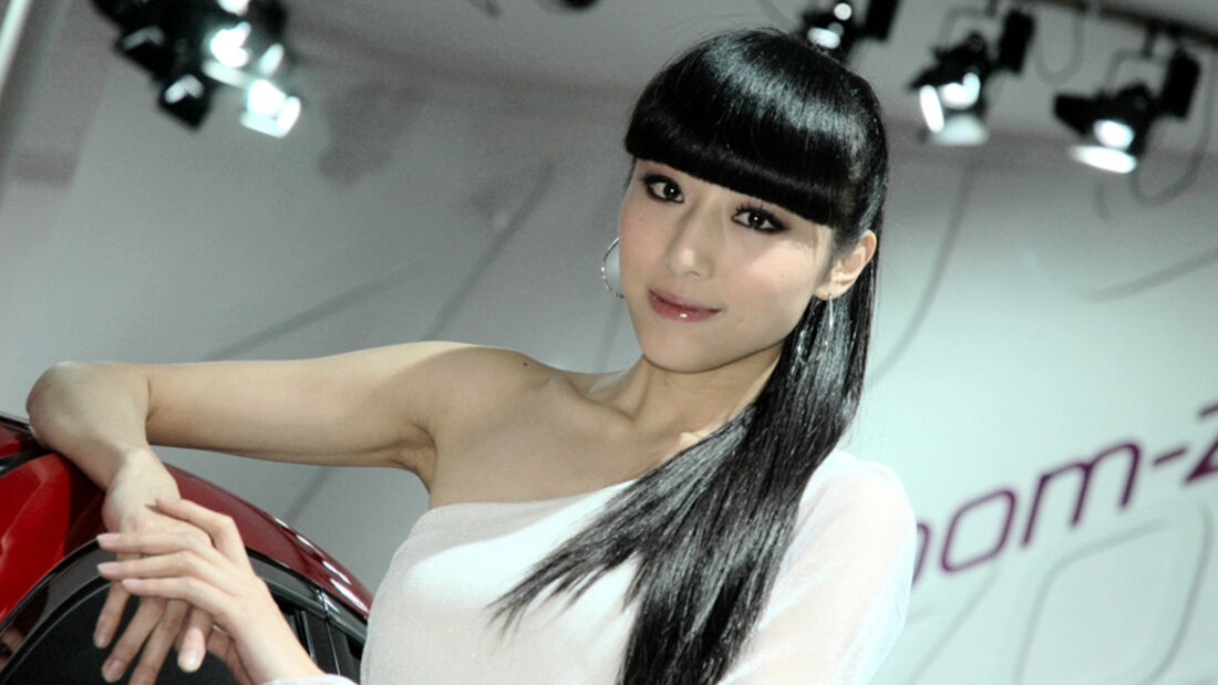 Die Messe Girls Der Auto China 10 Audi Hat Die Schonsten Messe Models Auto Motor Und Sport