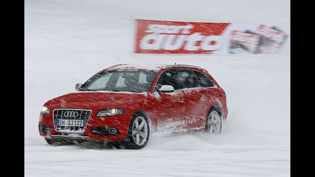 Auto & Ski 2011, Audi S4, Seite, Front, Schnee