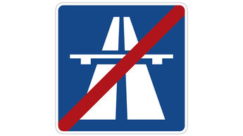 Autobahn Ende Schild Nr. 330.2