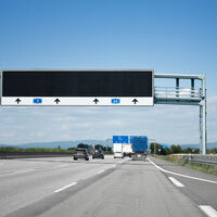 Autobahn Schilderbrücke