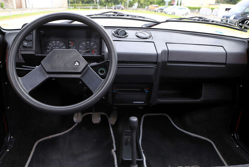 Autobianchi, A112 Junior, (1981), Cockpit, Lenkrad