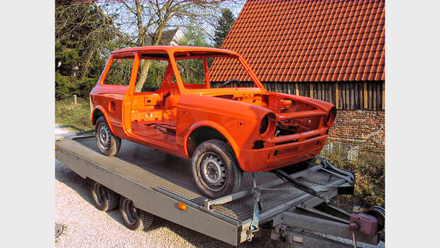 Autobianchi, A112 Junior, (1981), Restaurierung, Karosse