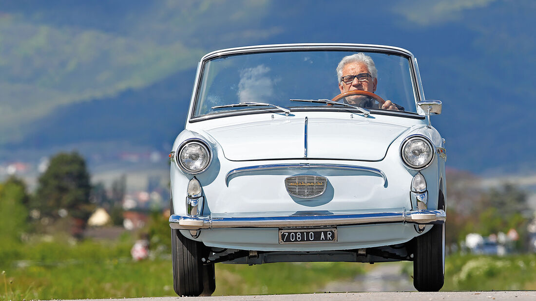 Autobianchi Bianchina Cabrio, Frontansicht