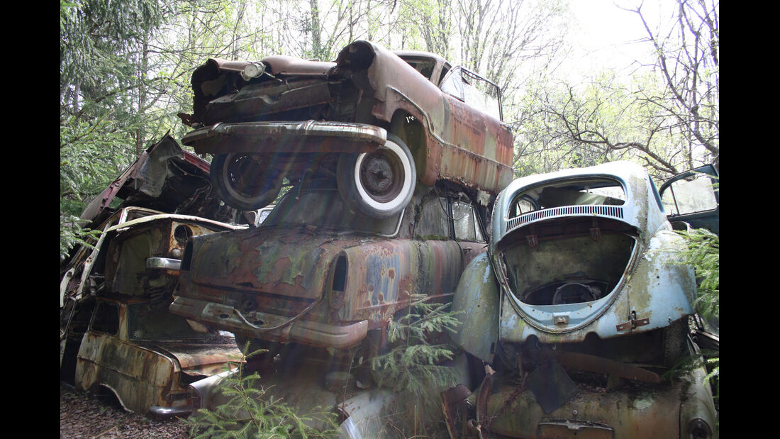 Autofriedhof Båstnäs Schrott und die Welt AUTO MOTOR