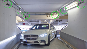 Automated Valet Parking Stuttgart Flughafen Mercedes S-Klasse