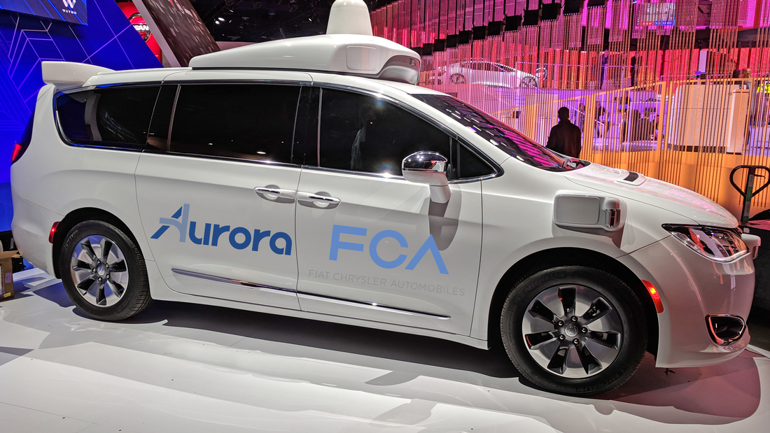 Autonomes Fahren Aurora FCA Waymo Pacifica