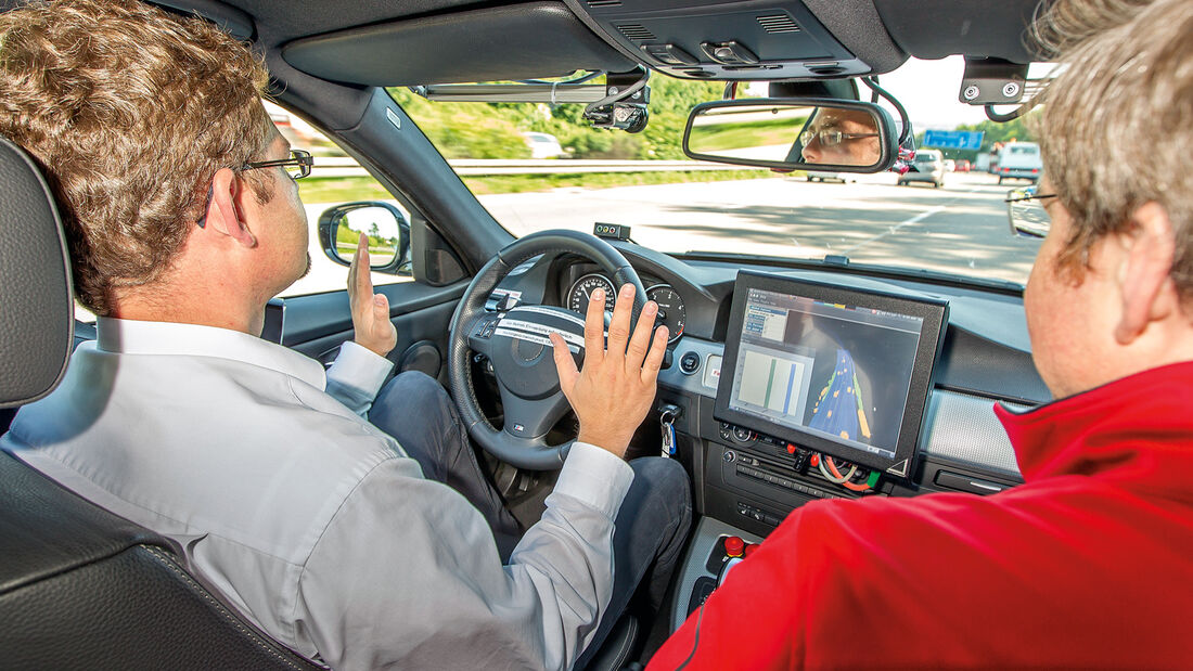 Autonomes Fahren, Cockpit, Fahrer