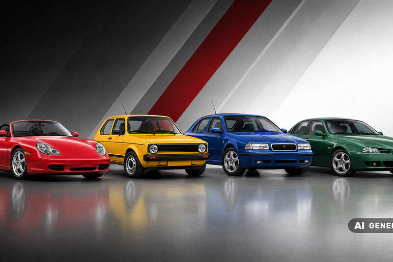 Autos, die ihre Hersteller gerettet haben Porsche Boxster VW Golf I Skoda Octavia Alfa Romeo 156