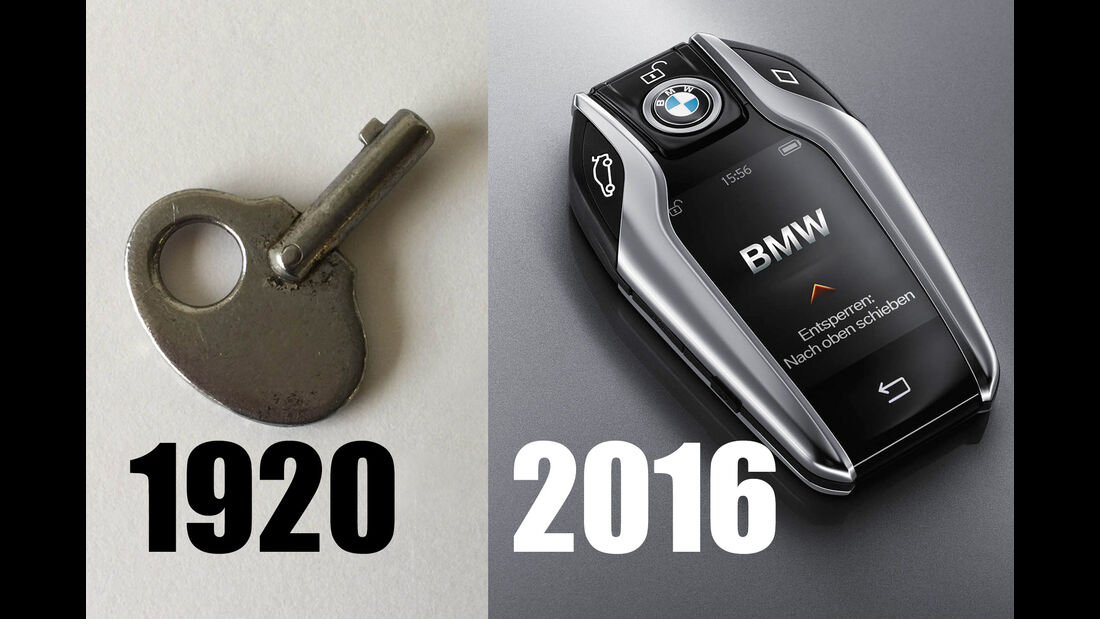 Autoschlüssel, früher und heute, Teaser