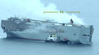 Autotransporter roro-Schiff Brand Fremantle Highway