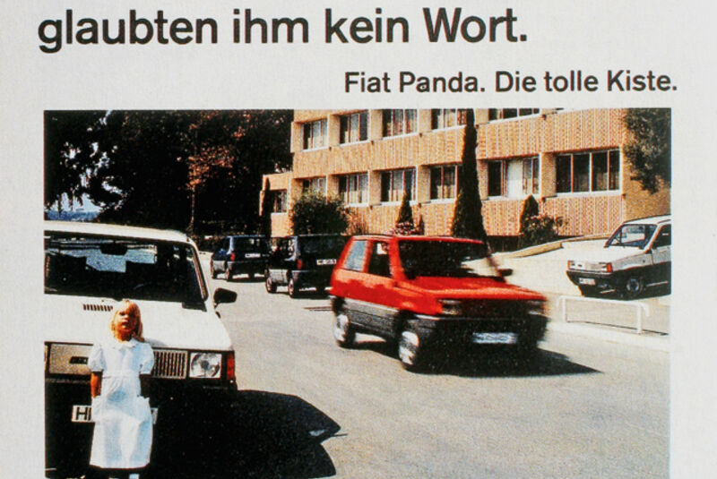 Autowerbung, Fiat Panda
