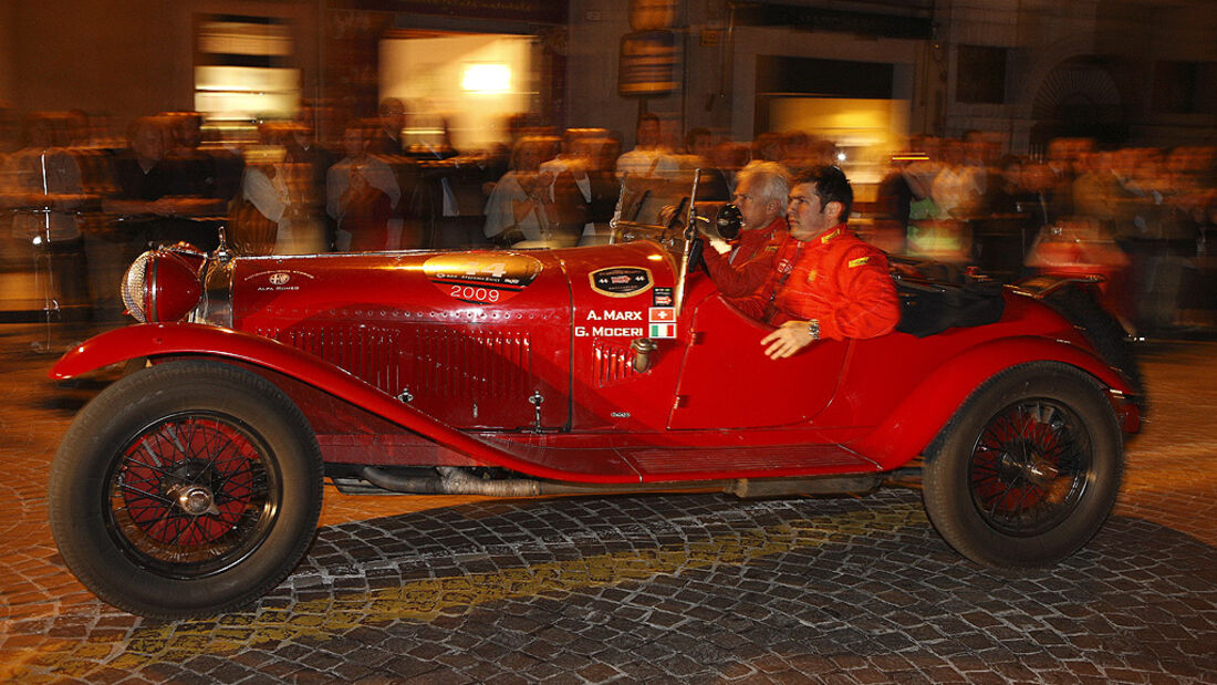 Axel Marx im Alfa 6C 1750.