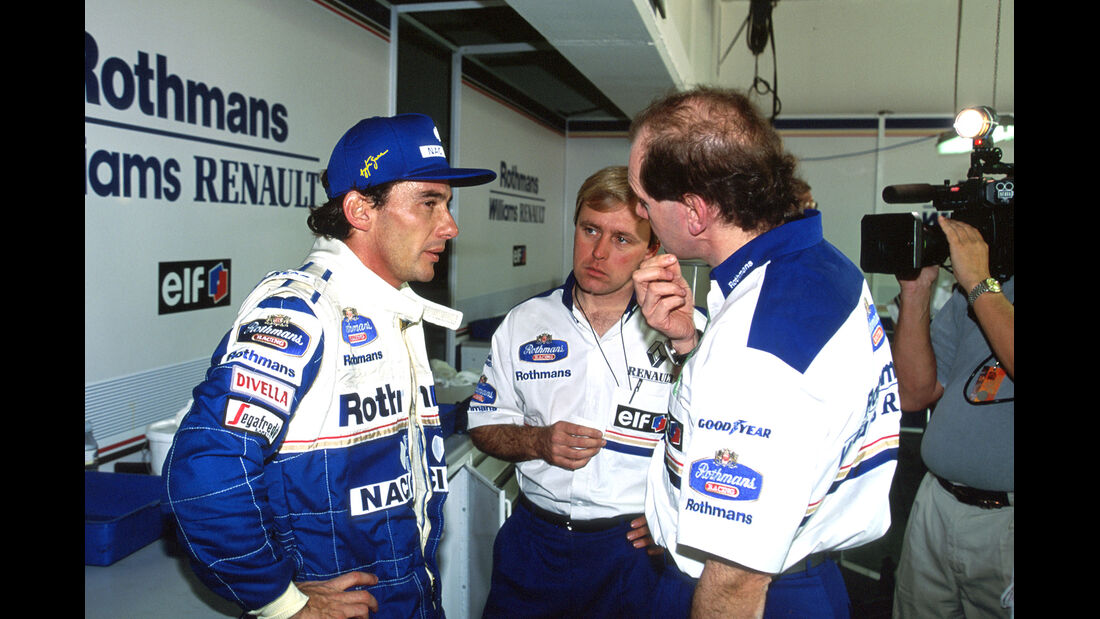 Ayrton Senna & Adrian Newey -  Formel 1 1994