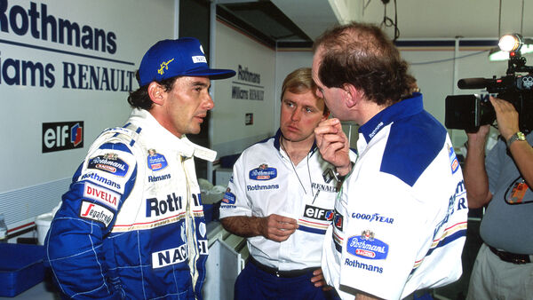 Ayrton Senna & Adrian Newey -  Formel 1 1994