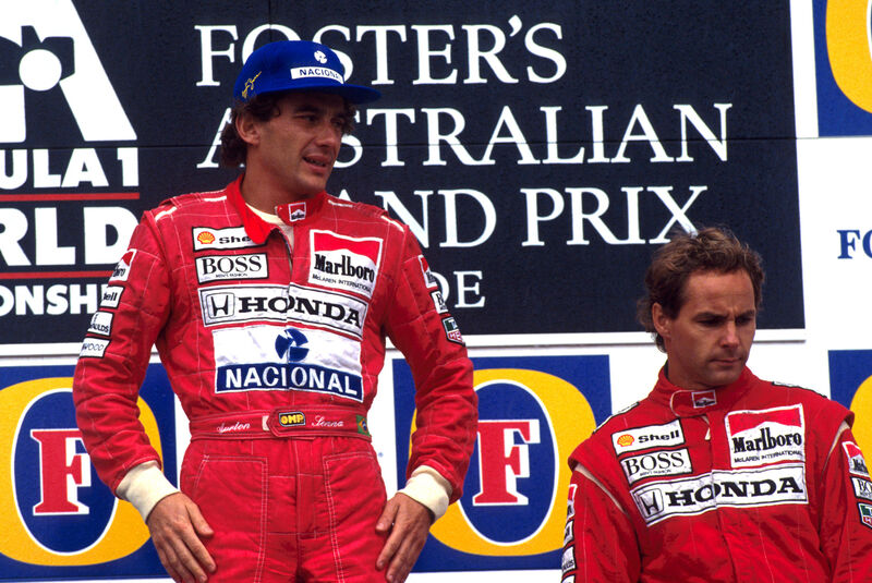 Ayrton Senna - Gerhard Berger - McLaren - GP Australien 1991 - Adelaide
