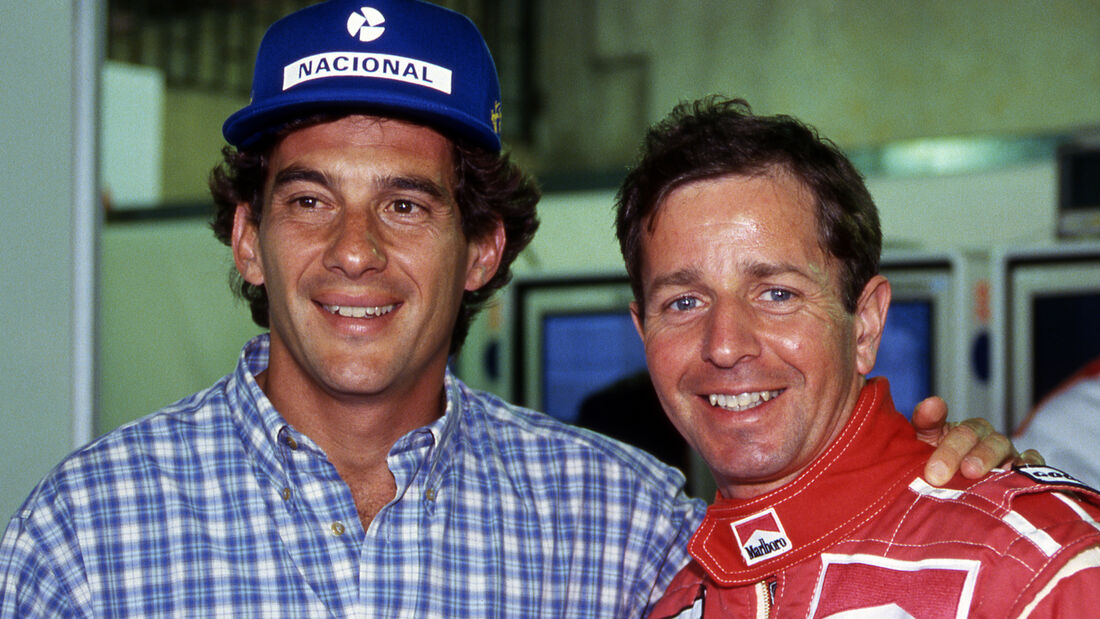 Ayrton Senna & Martin Brundle - GP Brasilien 1994