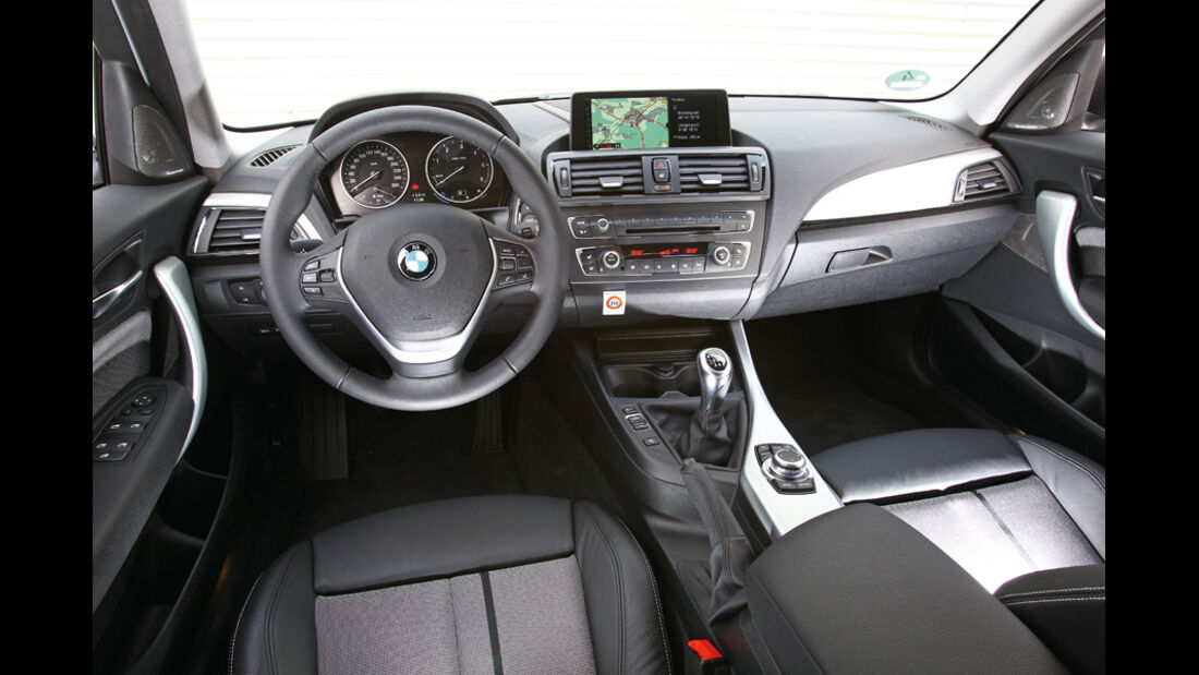 BMW 116d, Cockpit, Lenkrad