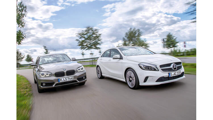Vergleichstest Mercedes A Klasse Vs Bmw 1er Nach Dem Facelift Auto Motor Und Sport Vergleichstest Mercedes A Klasse Vs Bmw 1er Nach Dem Facelift Auto Motor Und Sport