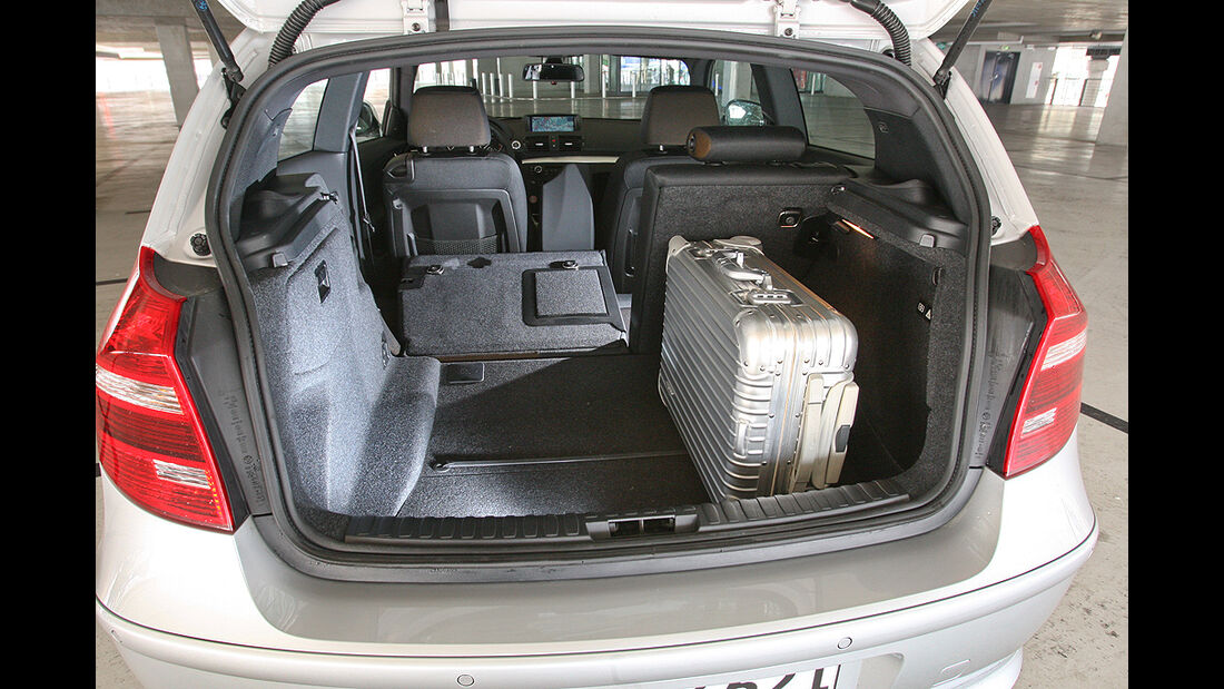 BMW 116d, Kofferraum