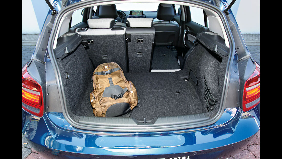 BMW 118d, Kofferraum