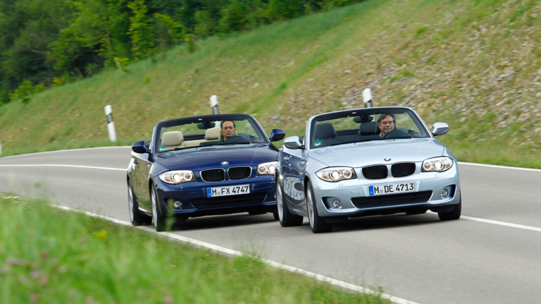 BMW 123d Cabriolet, BMW125i Cabriolet, Frontansicht