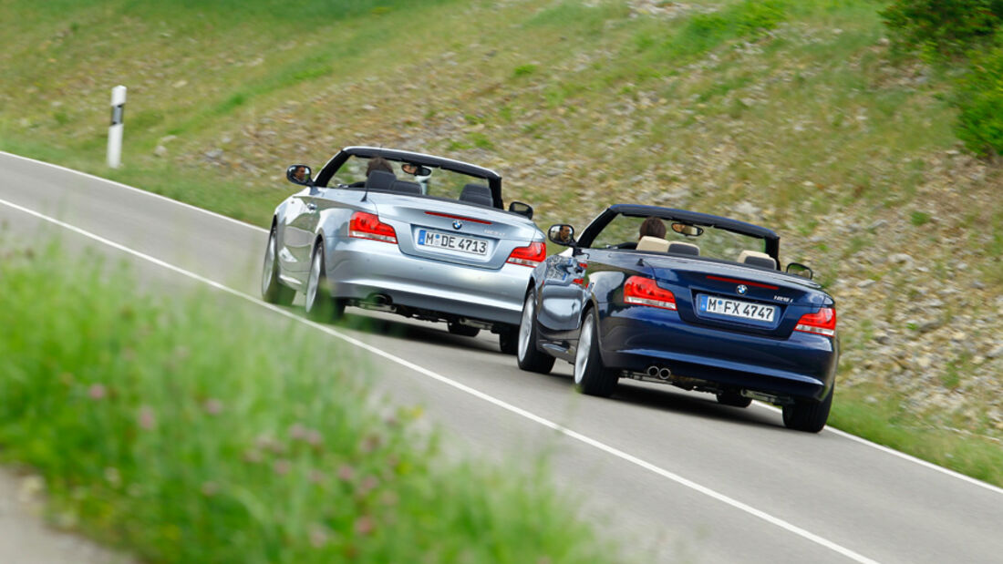 BMW 123d Cabriolet, BMW125i Cabriolet, Heck