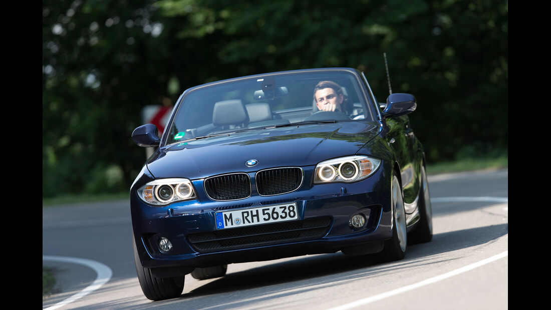 BMW 125i Cabrio, Frontansicht