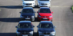 BMW 125i, Mercedes A 250, VW Golf GTI Performance, VW Golf GTD, Mercedes A 220 CDI, BMW 125d