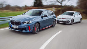 BMW 128ti, VW Golf GTI, Exterieur
