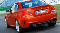 BMW 1er Coupe, RŸckansicht, Kurve, Teststrecke