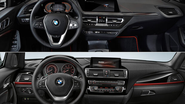 BMW 1er F40 und F20 Vergleich, Cockpit