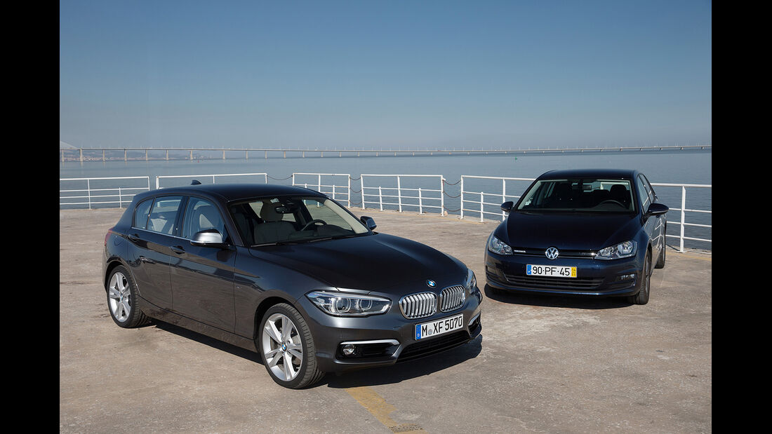BMW 1er Facelift 2015, VW Golf VII