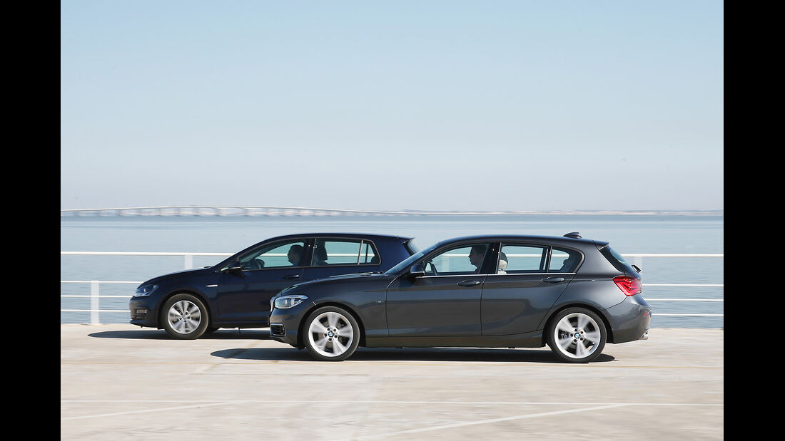 BMW 1er Facelift 2015, VW Golf VII