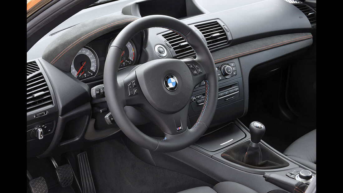 BMW 1er M Coupé, Innenraum, Cockpit, Lenkrad