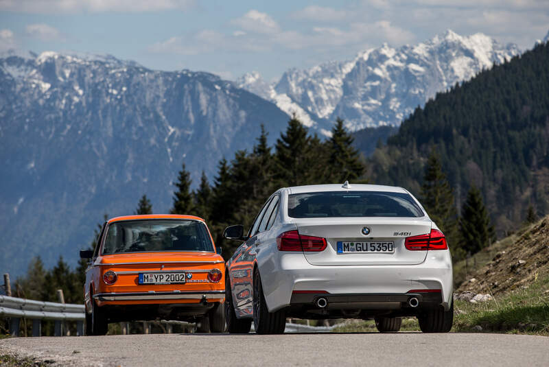 BMW 2002tii, und 340i, Impression, Generationen-Treffen