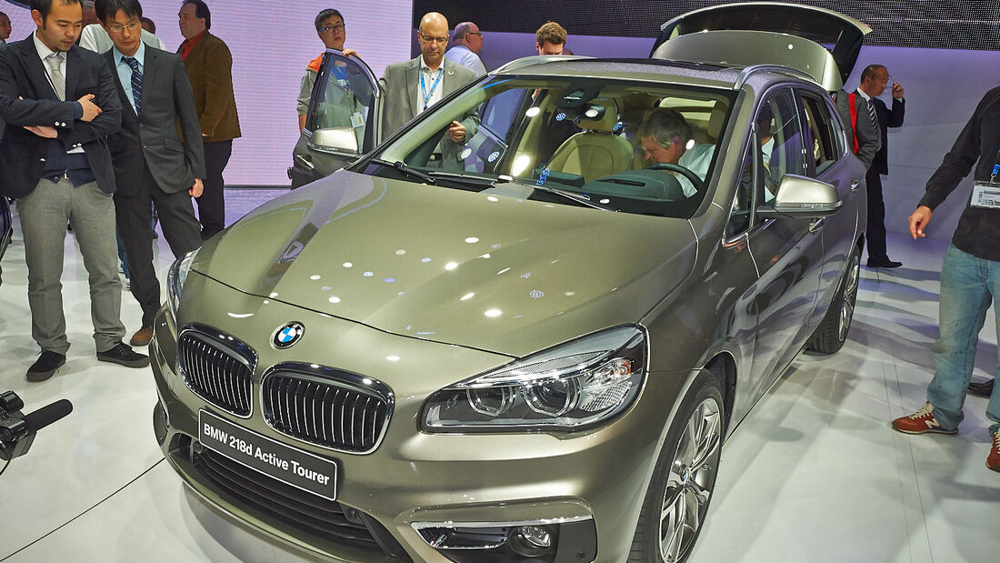 BMW 2er Active Tourer 218d, Genfer Autosalon, Messe, 2014