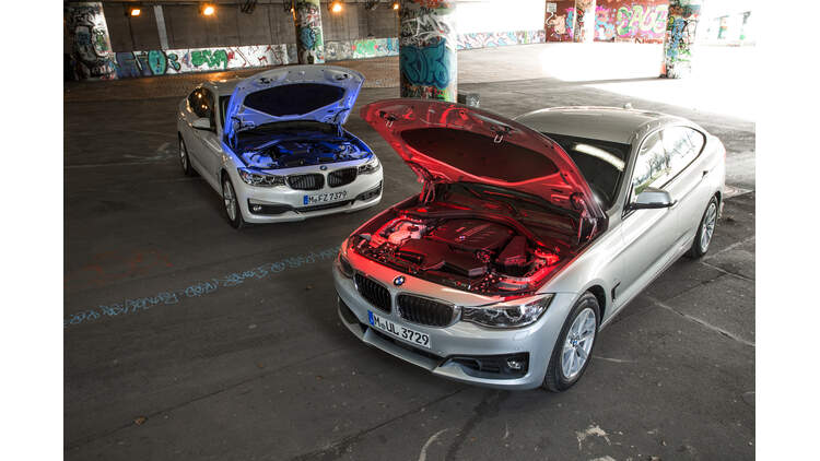 Motor Varianten Im Vergleich Bmw 318d Gt Und Bmw 325d Gt Auto Motor Und Sport