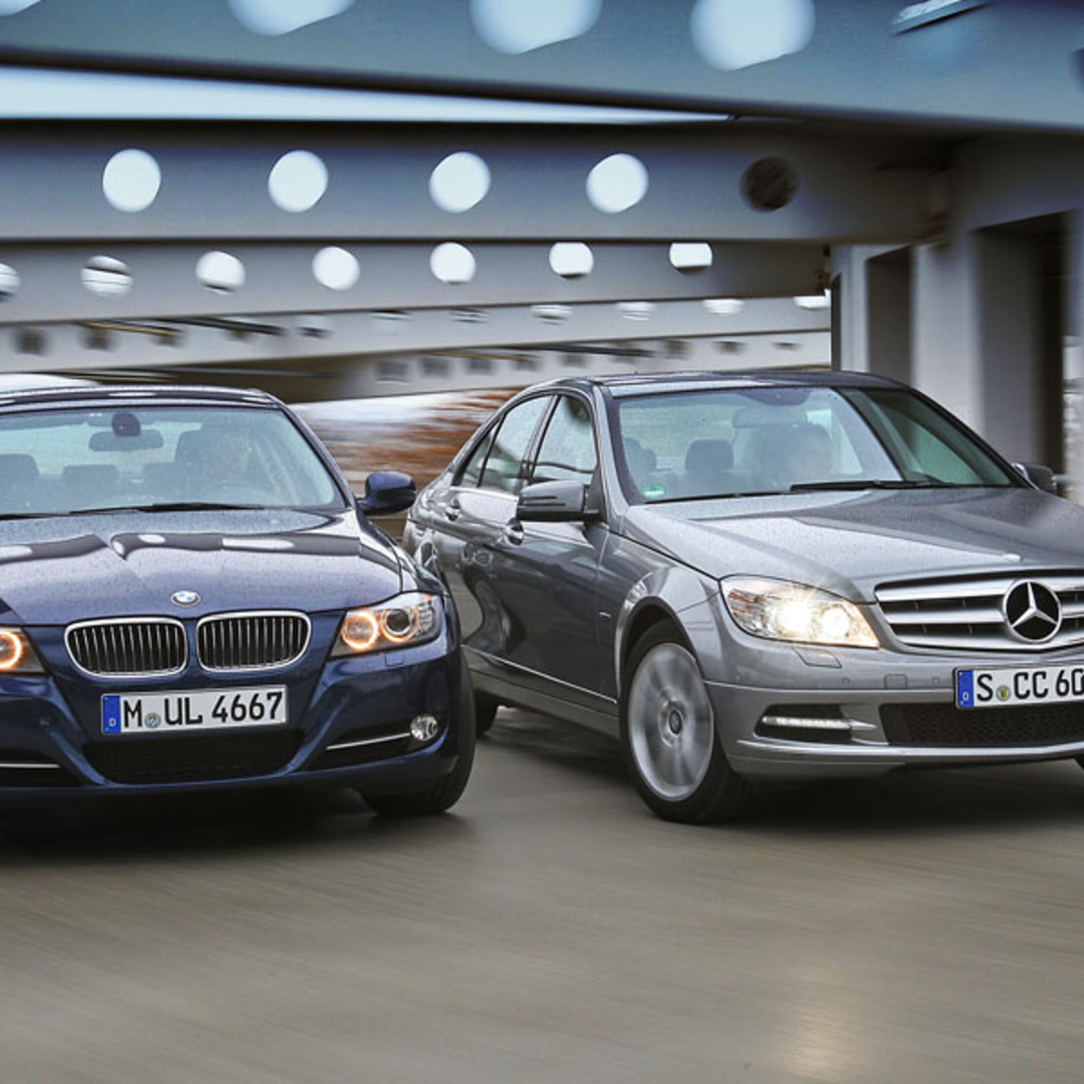 BMW und Mercedes: Basismodelle von 3er und C-Klasse im Test