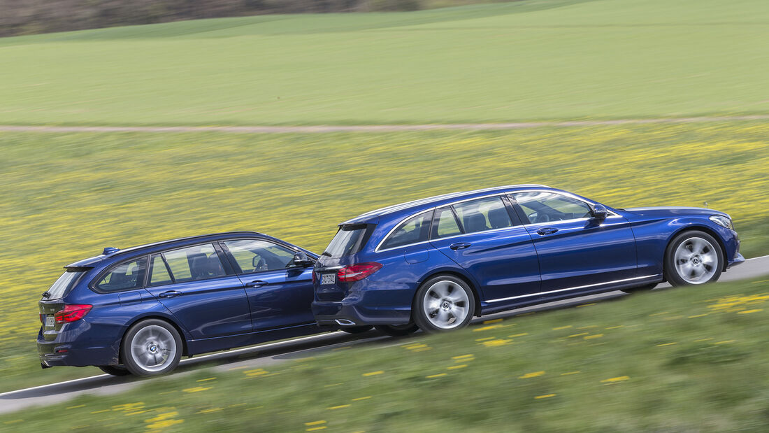 BMW 318i Touring, Mercedes C 160 T