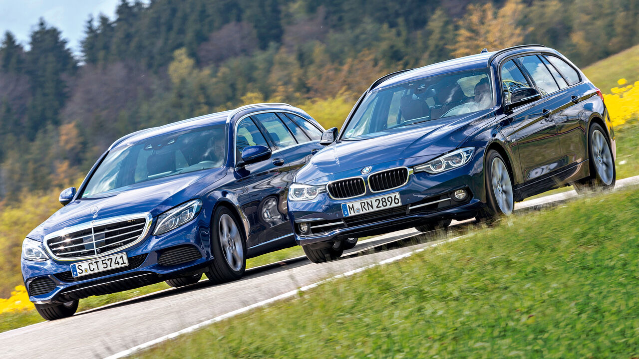 BMW 3er Touring/Mercedes C-Klasse T: Vergleichstest