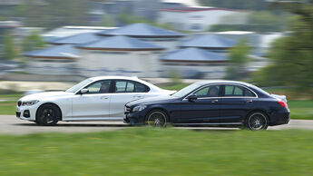 BMW 320 d, Mercedes C 220 d, Exterieur
