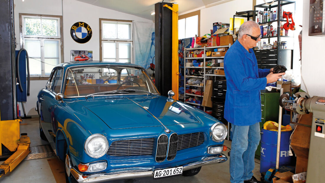 BMW 3200 CS, Werkstatt