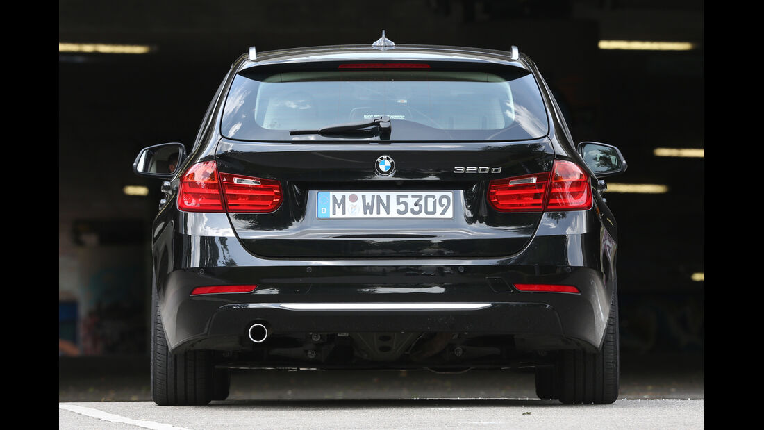 BMW 320d Touring, Heckansicht